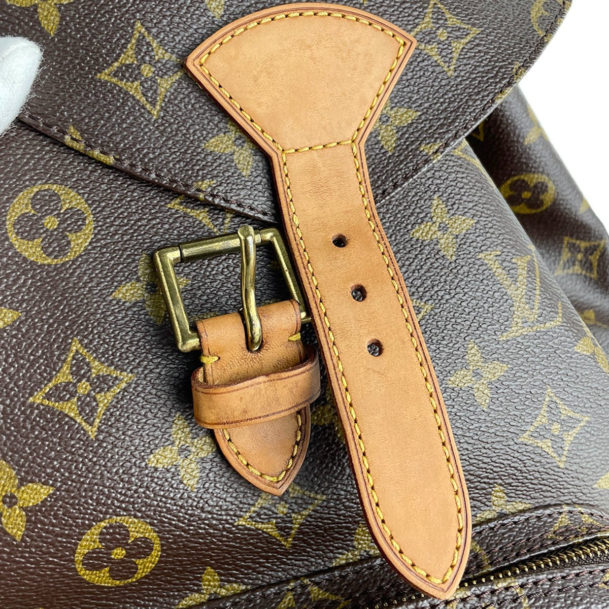 Louis Vuitton Montsouris GM Backpack - Brown, Coated Canvas