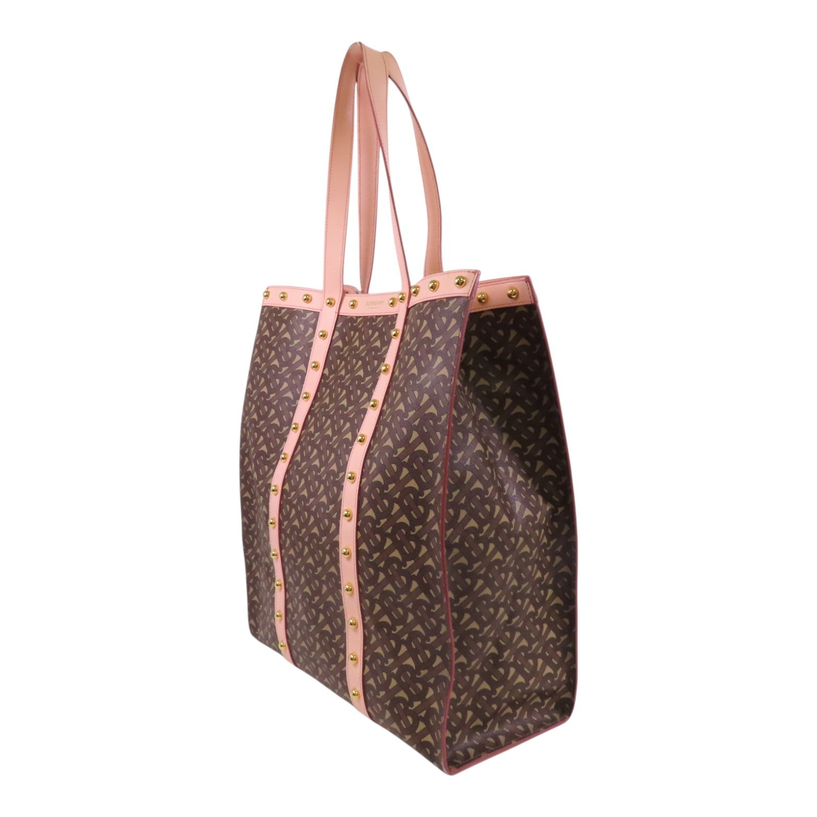 Burberry Tote Bag - Brown, Coated Canvas