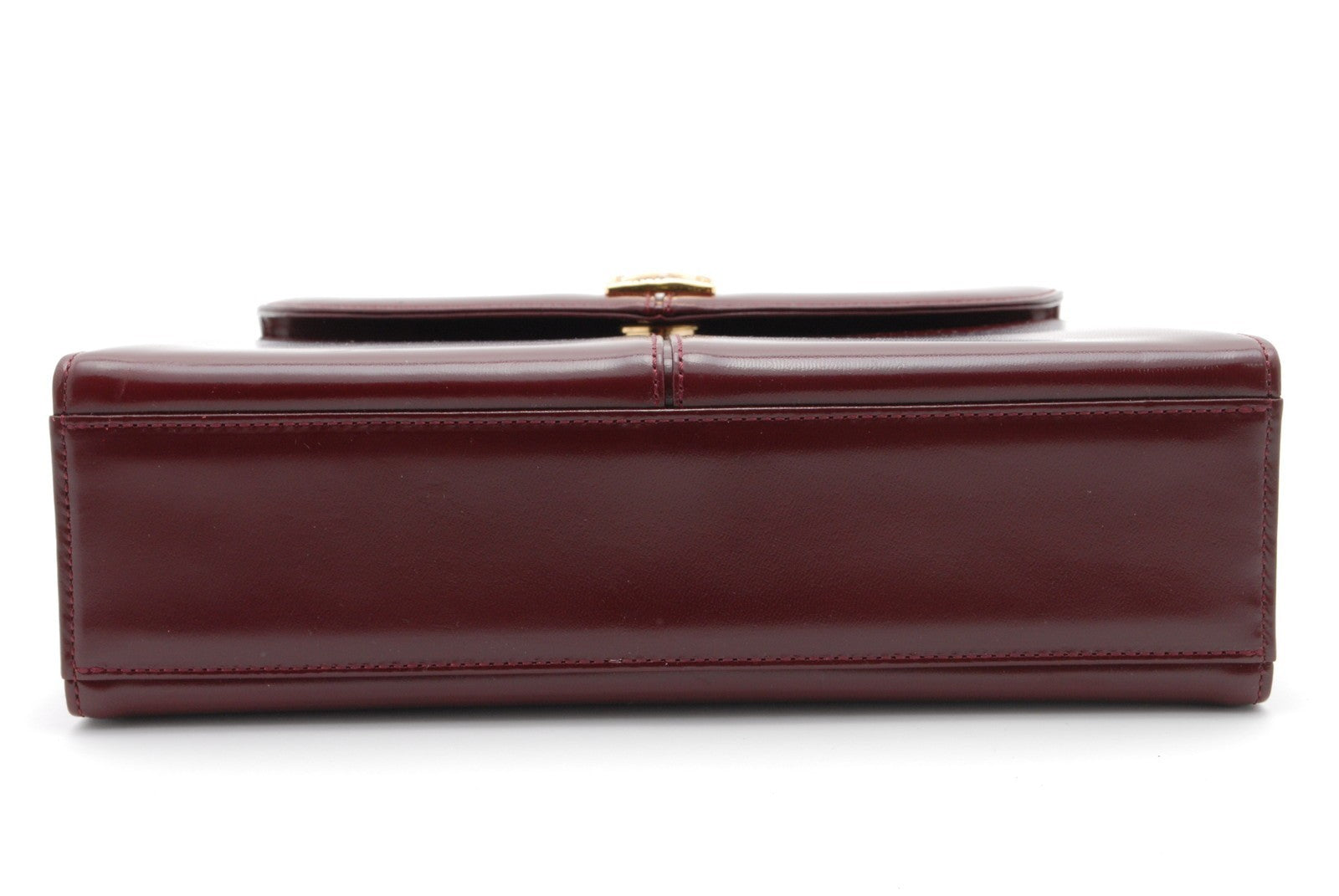 Yves Saint Laurent YSL Shoulder Bag - Burgundy, Leather