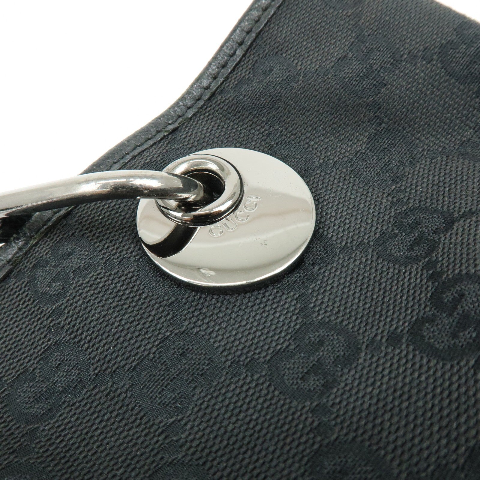 Gucci Tote Bag - Black, GG Canvas, Leather