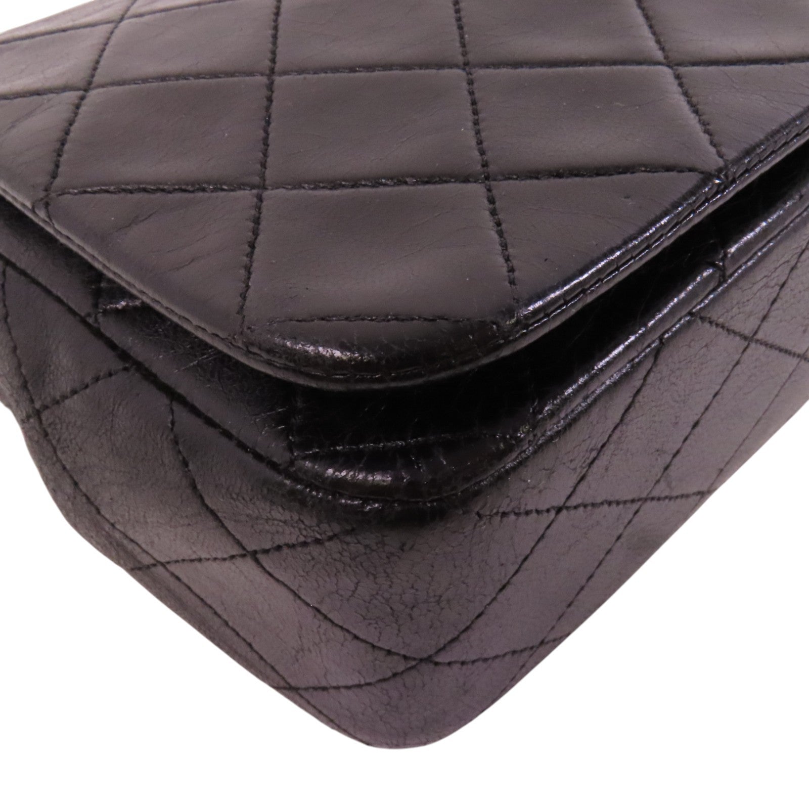 CHANEL CC GHW Shoulder Bag - Black, Lambskin