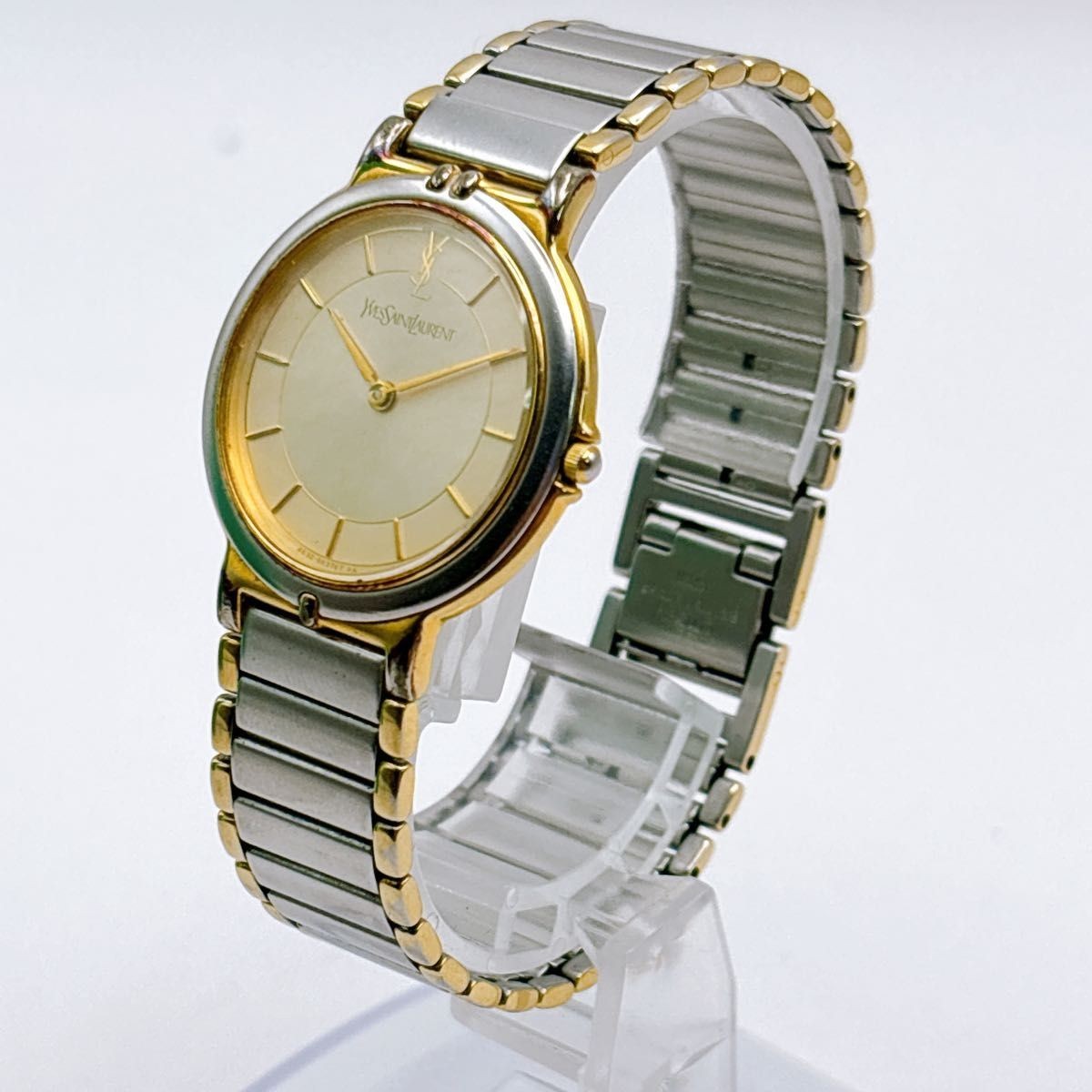 Saint Laurent YSL Women's Watch - Two-tone, Metal