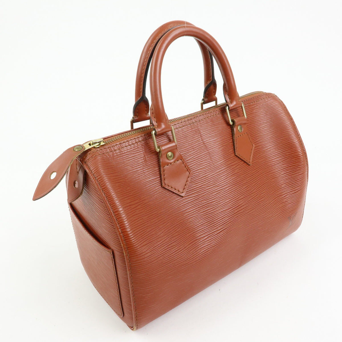 Louis Vuitton Epi Speedy 25 Hand Boston Bag - Kenya Brown, Epi Leather