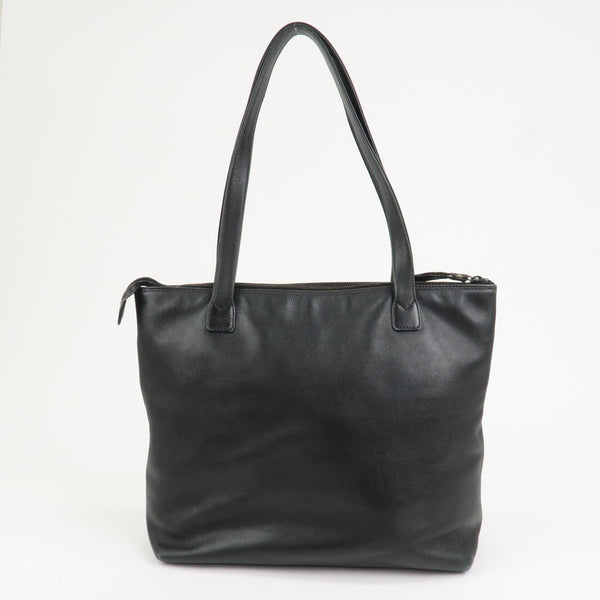 Chanel COCO Mark Tote Bag - Black, Leather