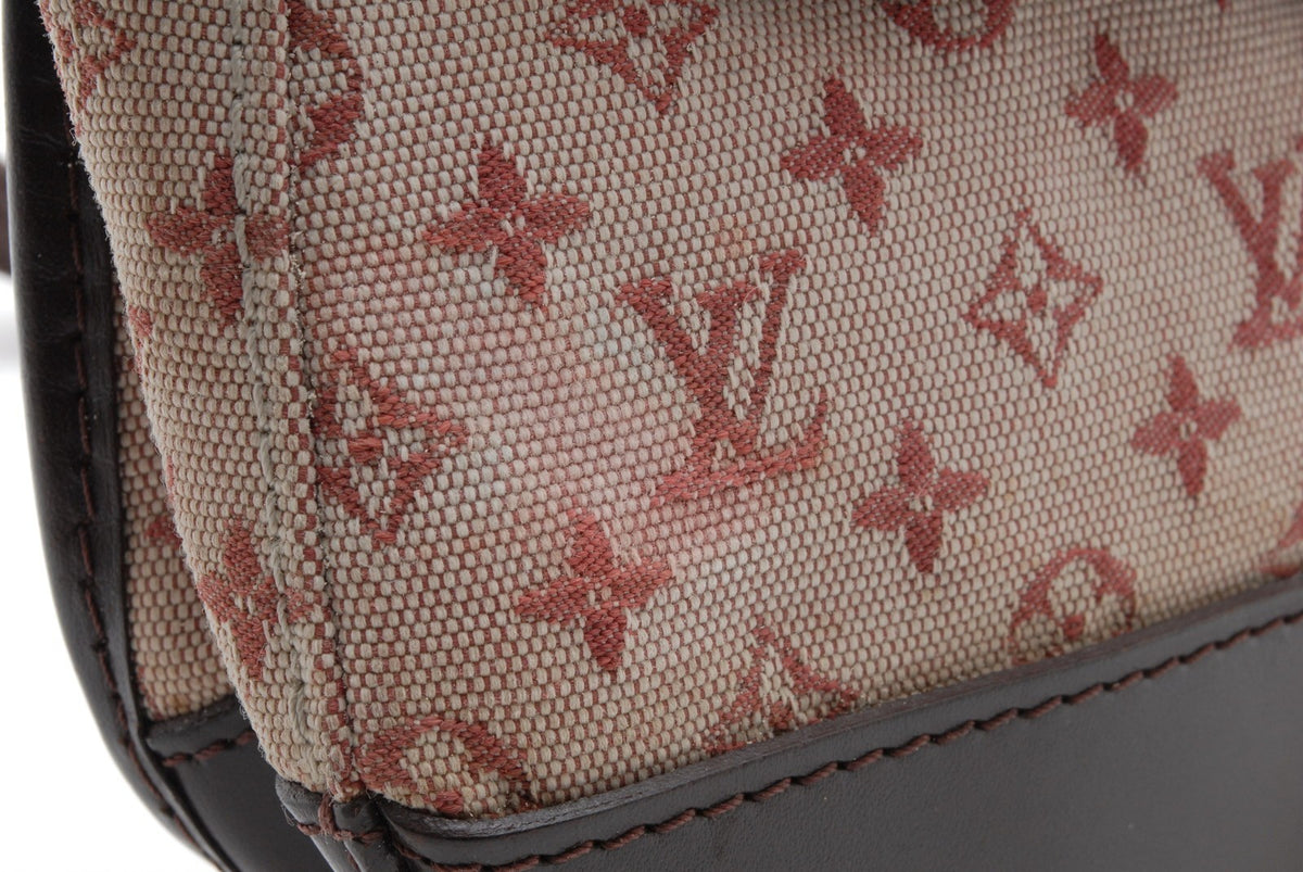 Louis Vuitton Louis Lin Shoulder Bag - Red Beige Brown, Canvas