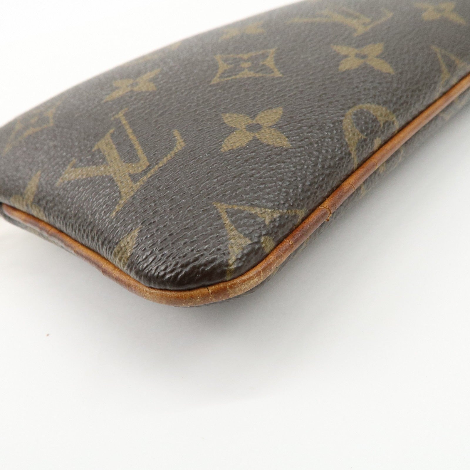 Louis Vuitton Pochette Hand Bag Pouch - Brown, Canvas