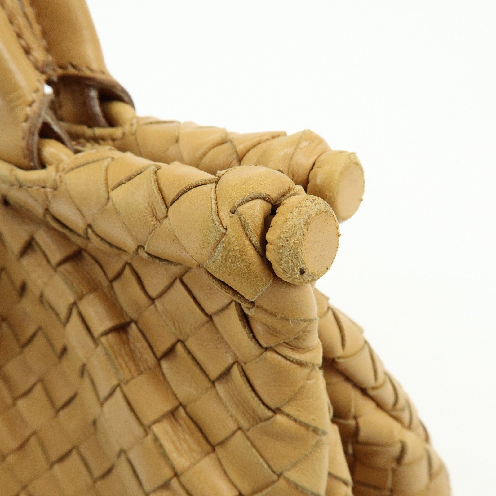 Bottega Veneta Intrecciato Hand Shoulder Bag - Brown, Nappa Leather 