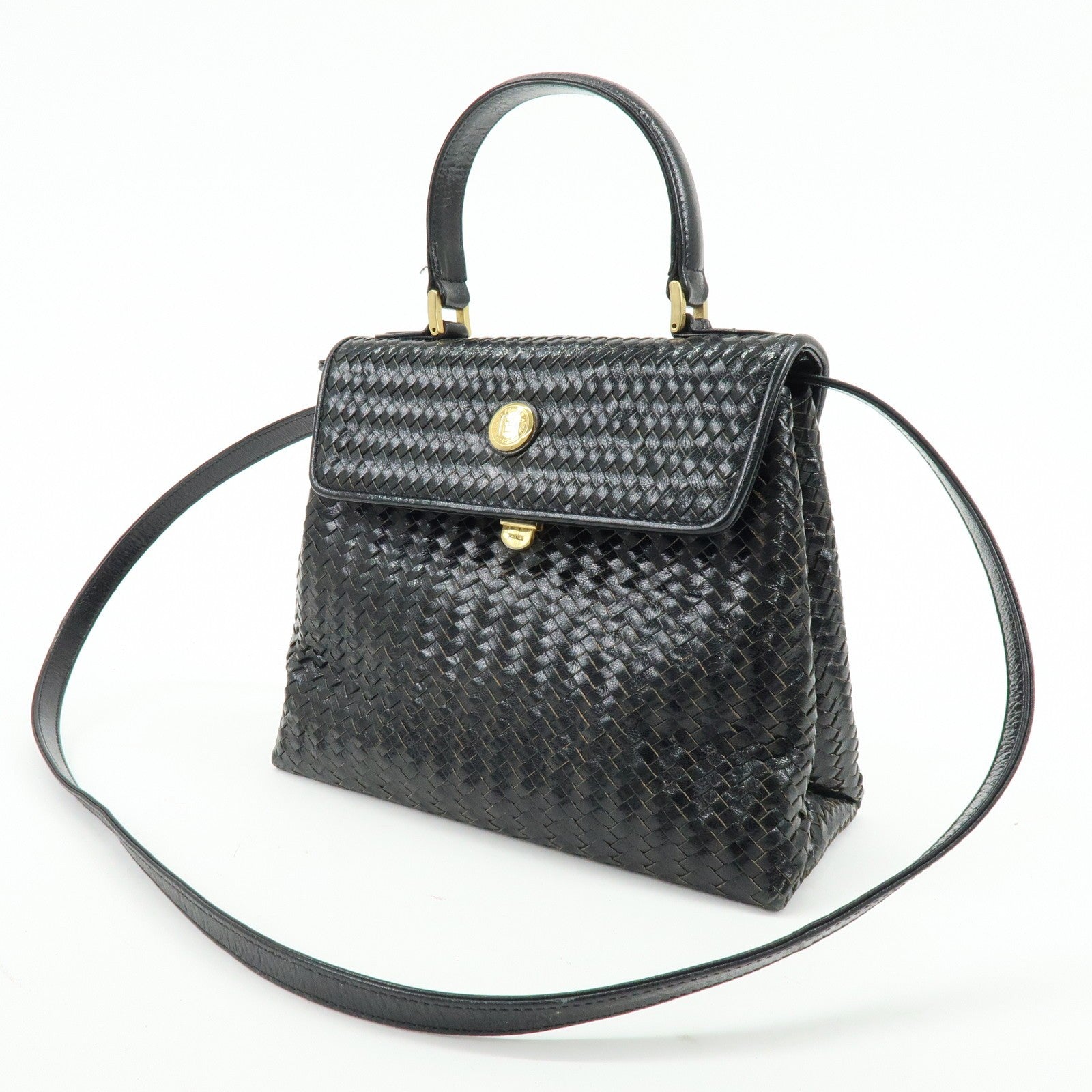 Fendi Hand Bag - Black, Leather