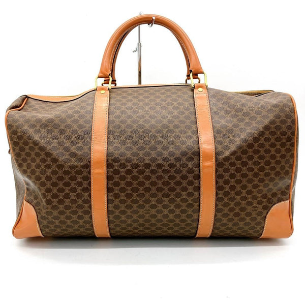 Celine Boston Bag - Brown, PVC Leather