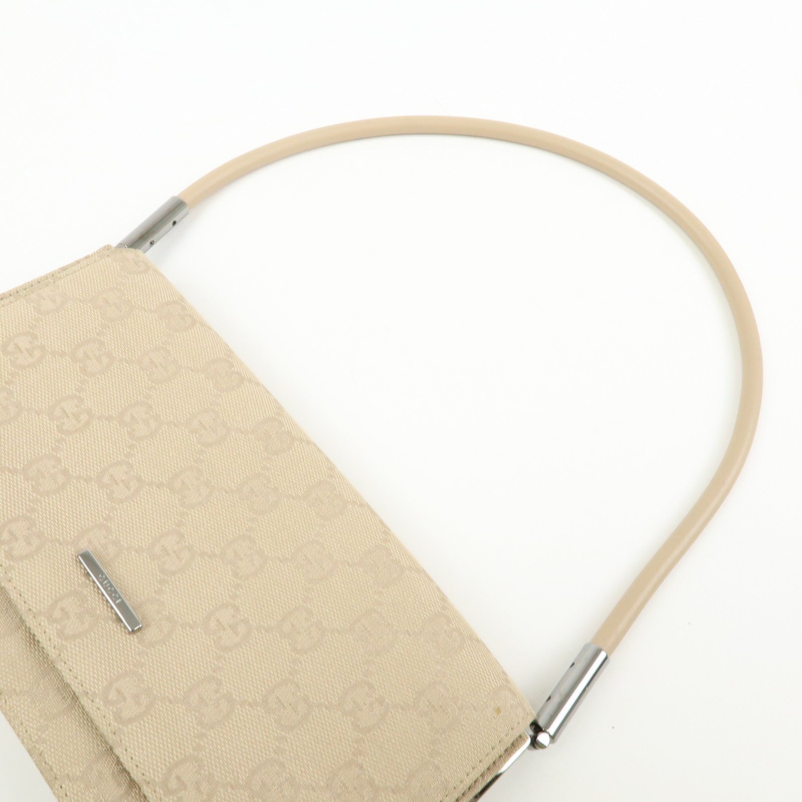 Gucci Shoulder Bag - Beige, Canvas Leather