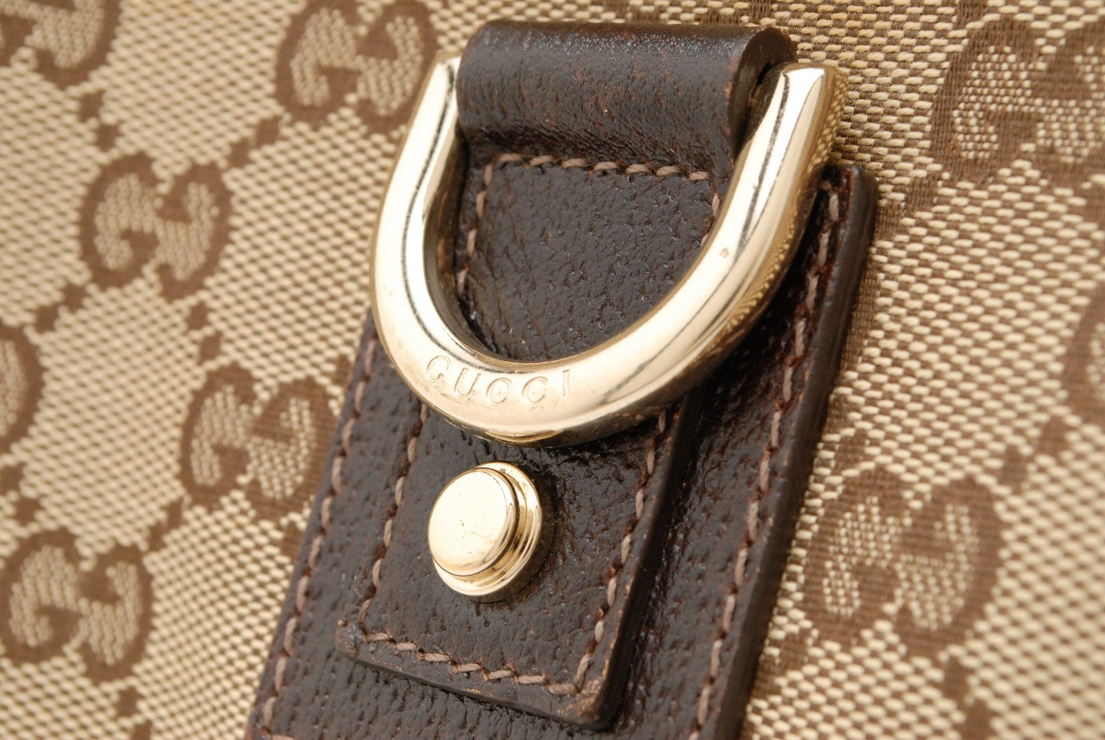 Gucci Abbey D-Ring Hobo Shoulder Bag - Brown, Leather