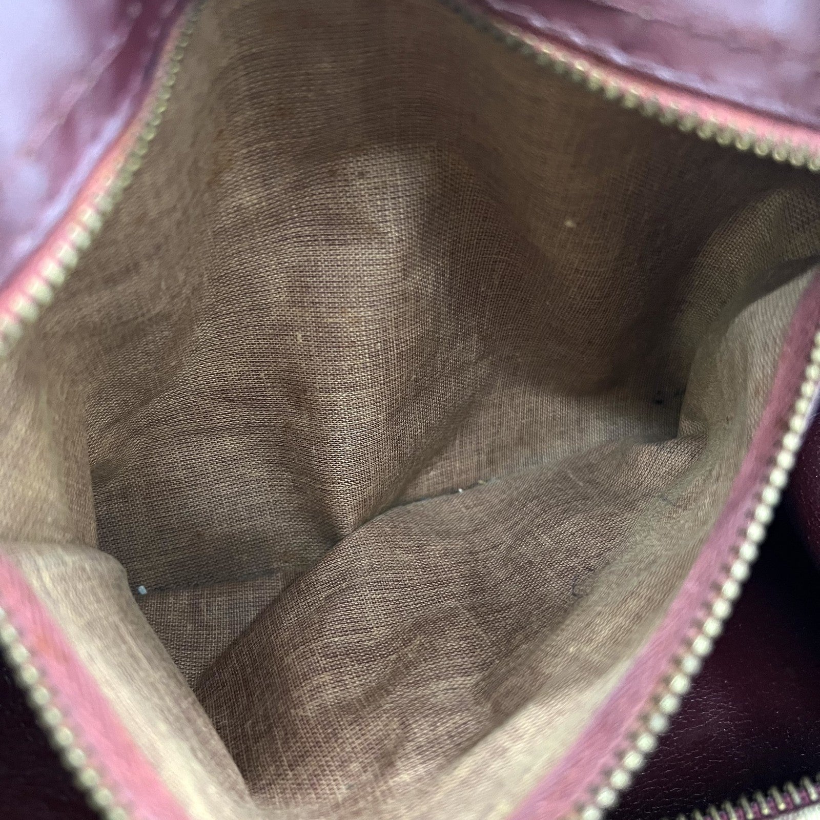 Christian Dior Trotter Boston Handbag - Red Bordeaux, Canvas