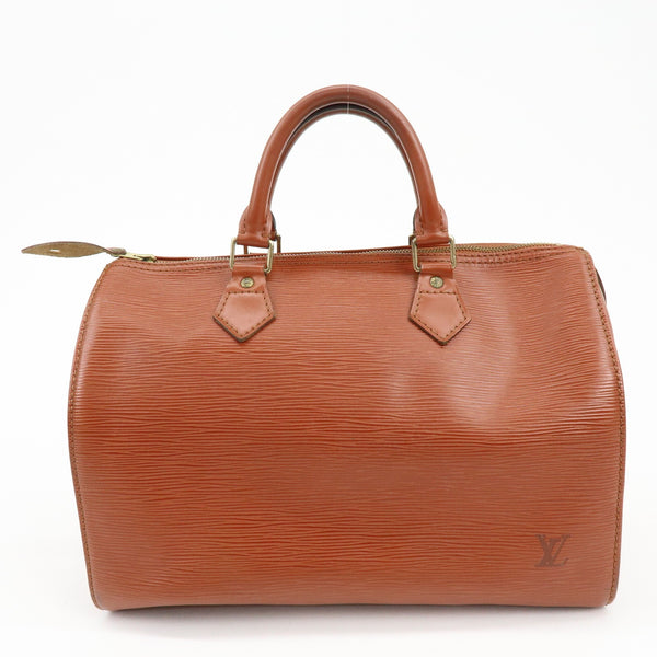 Louis Vuitton Speedy Hand Boston Bag - Kenya Brown, Epi Leather