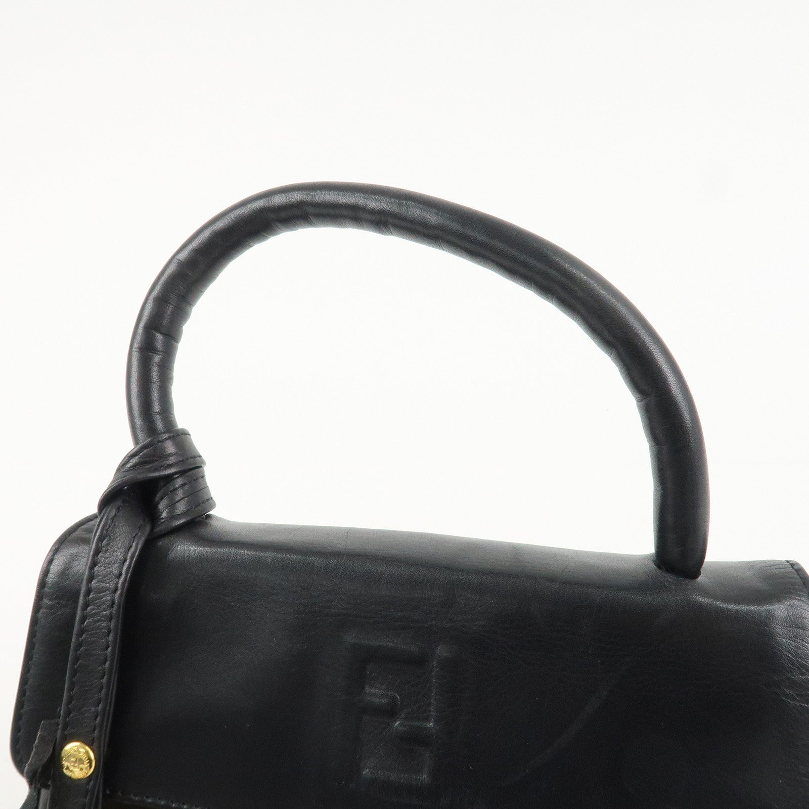 Fendi Hand Bag - Black, Leather