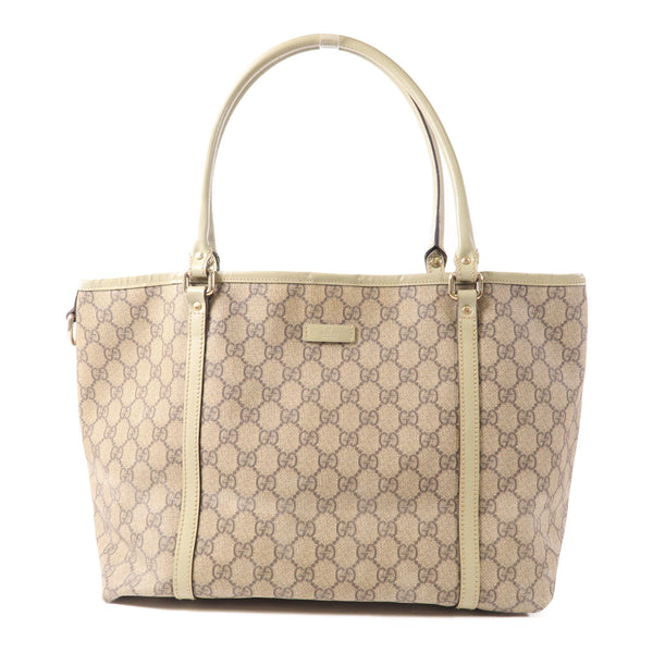 Gucci GG GHW Shoulder Tote Bag - Brown, Coated Canvas