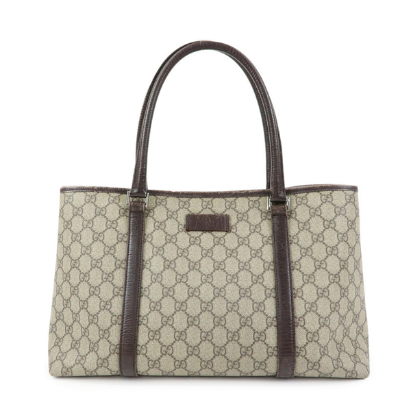 Gucci Supreme Tote Bag - Beige, GG Supreme Leather