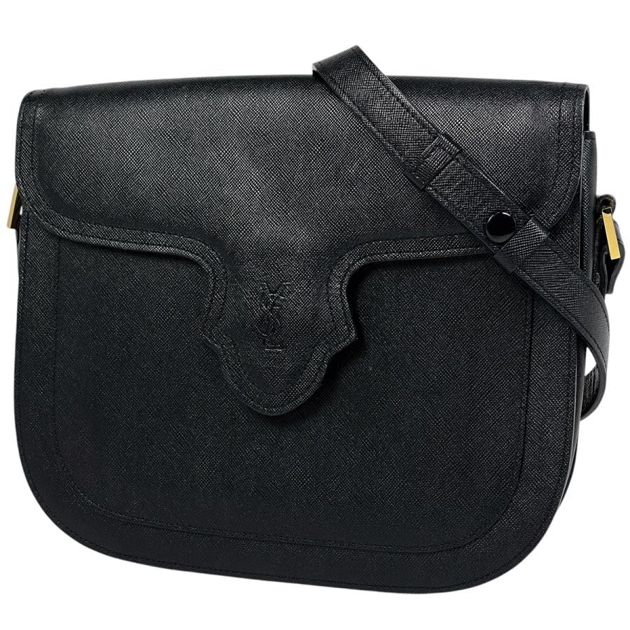Yves Saint Laurent Shoulder Bag - Black, Leather