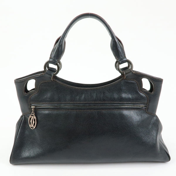 Cartier Marcello de Cartier Hand Bag - Black, Leather