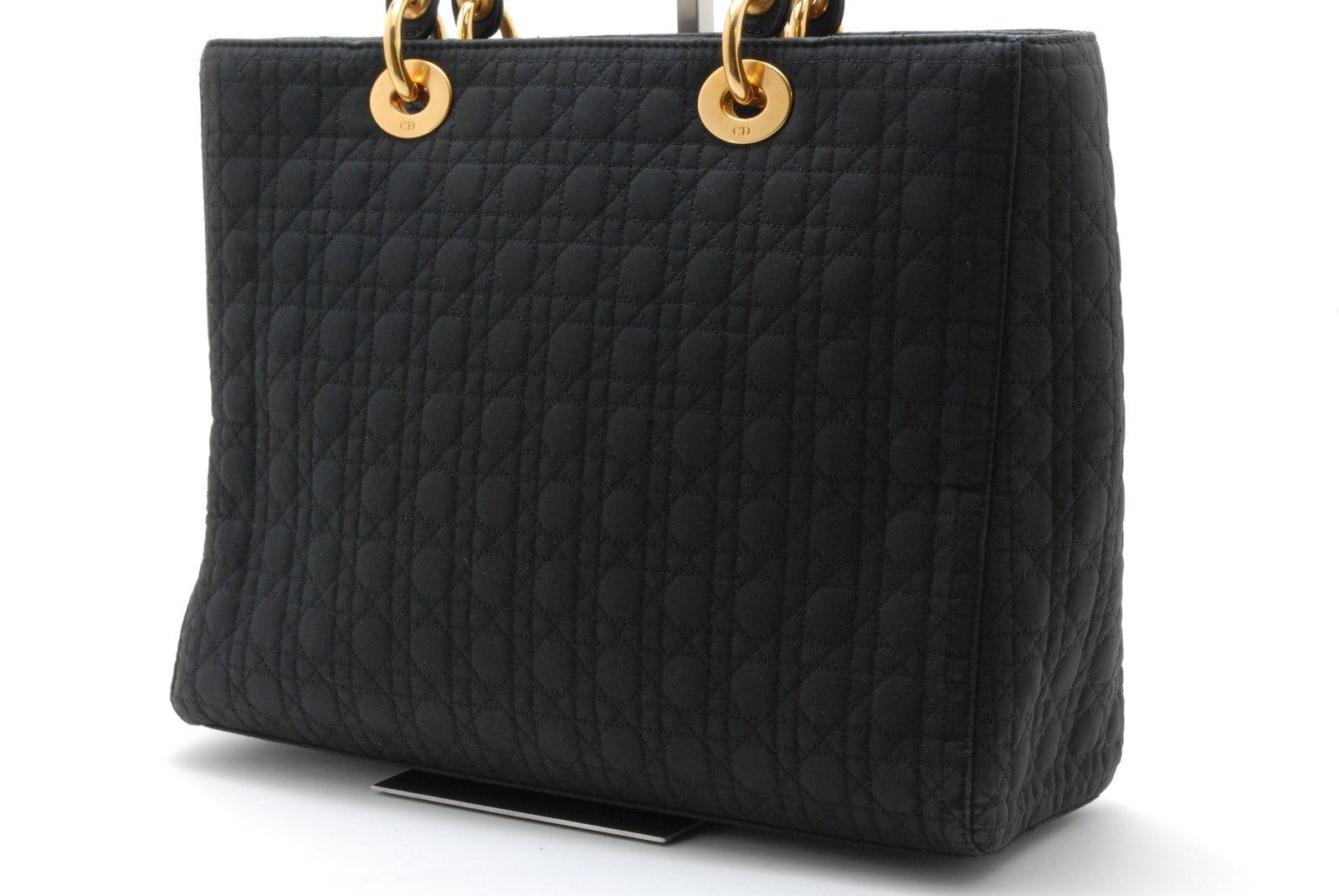 Christian Dior Lady Dior Handbag - Black, Nylon