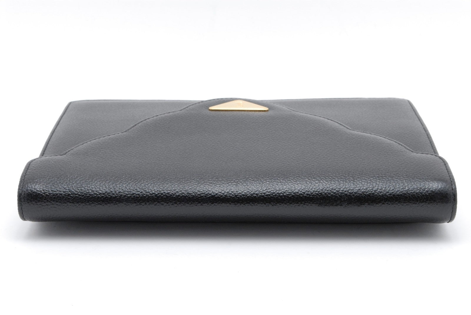 Saint Laurent YSL Clutch Bag - Black, Leather