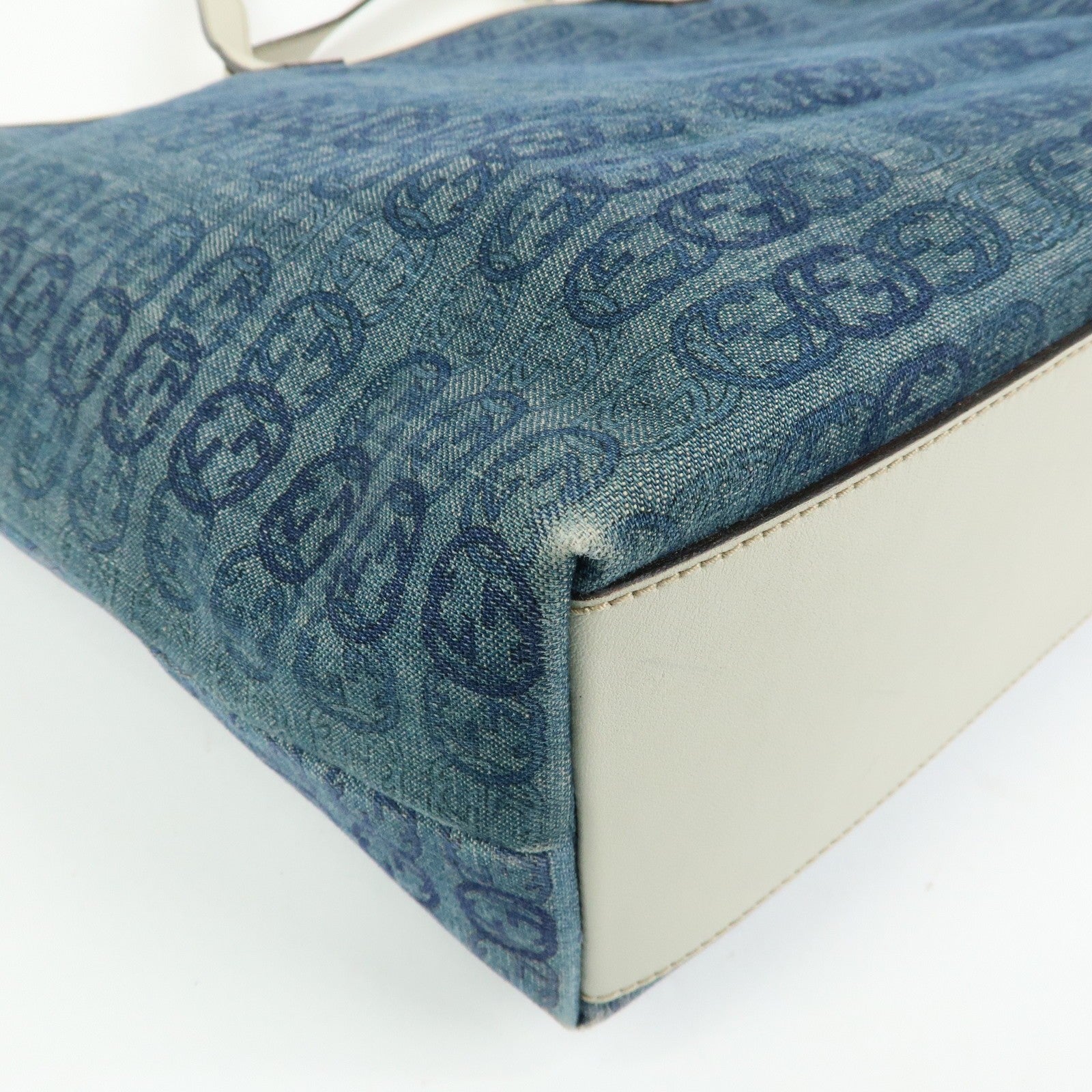 Gucci Tote Bag - Denim, GG Denim and Leather 