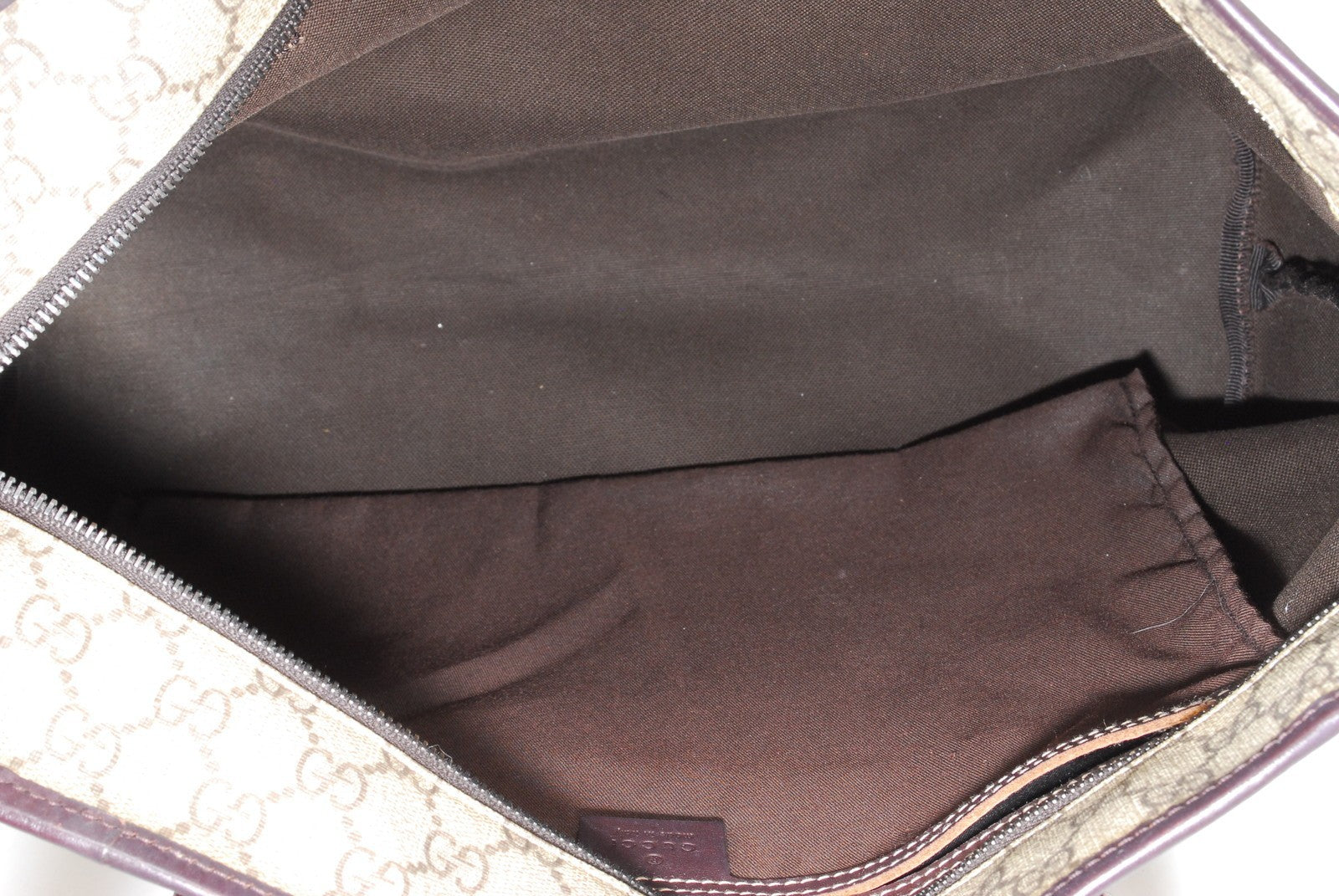 Gucci GG Tote Bag - Beige Brown, PVC Leather