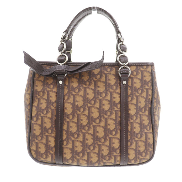 Christian Dior Trotter Handbag - Brown, PVC 