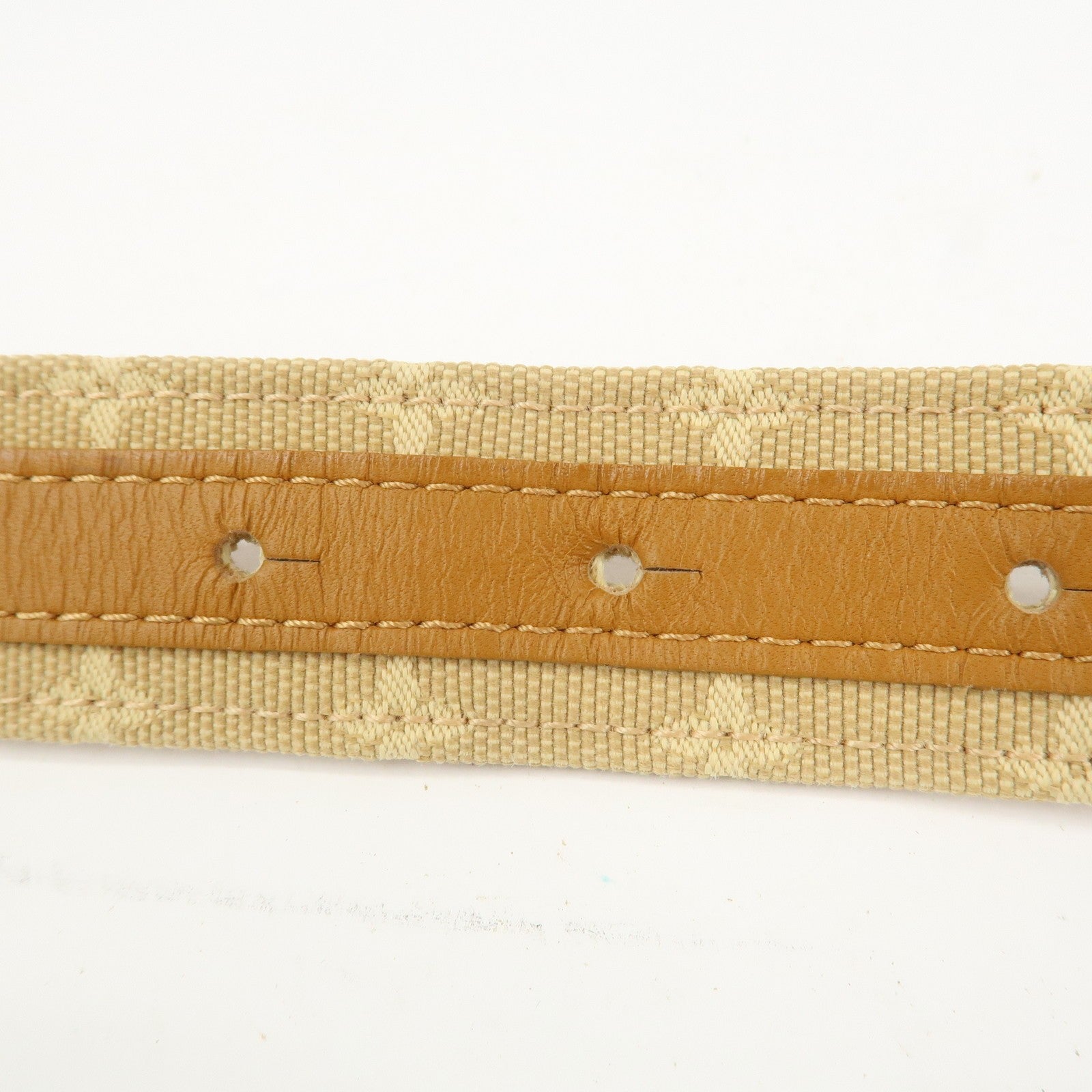 Louis Vuitton Monogram Mini Canvas Ceinture 75/30 Belt - Beige, Canvas