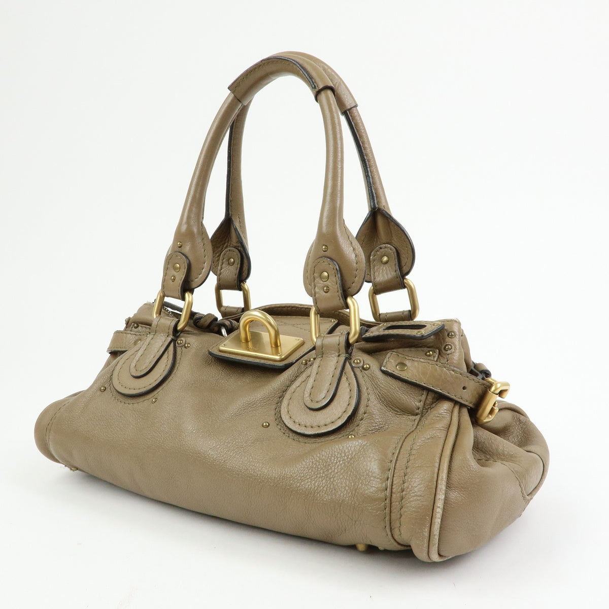 Chloe Paddington Hand Bag - Brown, Leather