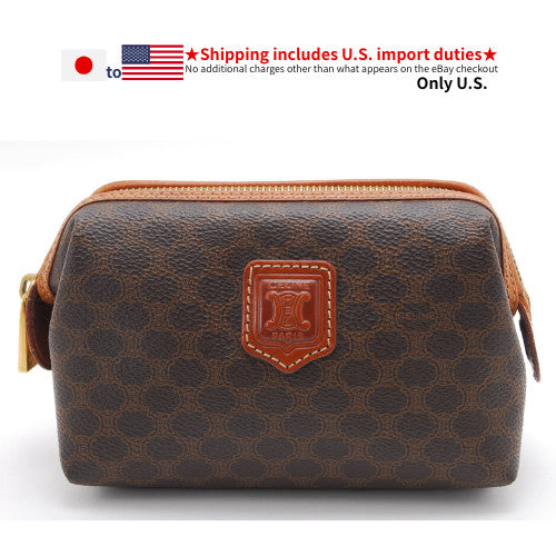 Celine Pouch - Brown, PVC 