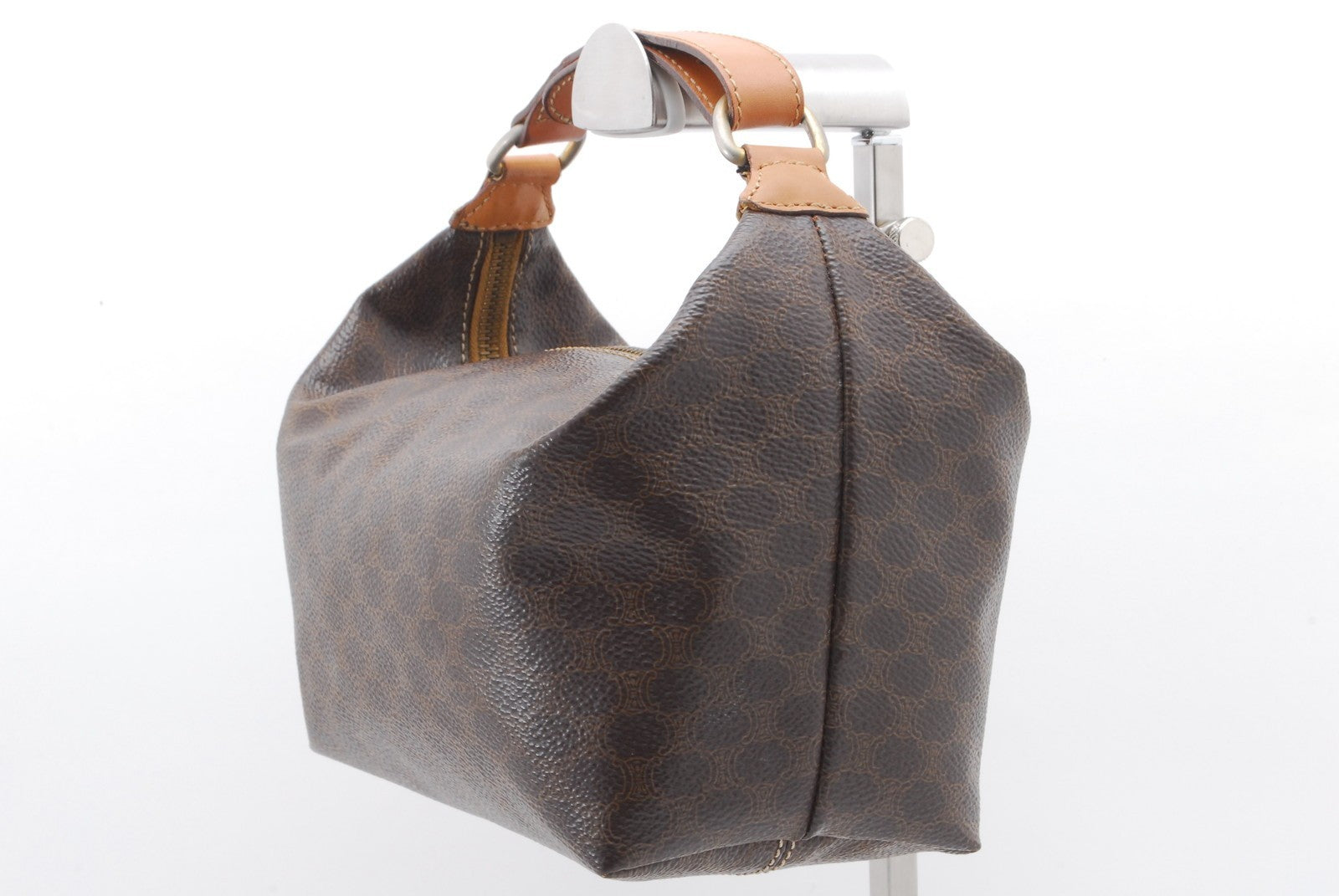 Celine Macadam Vanity Handbag - Brown, PVC