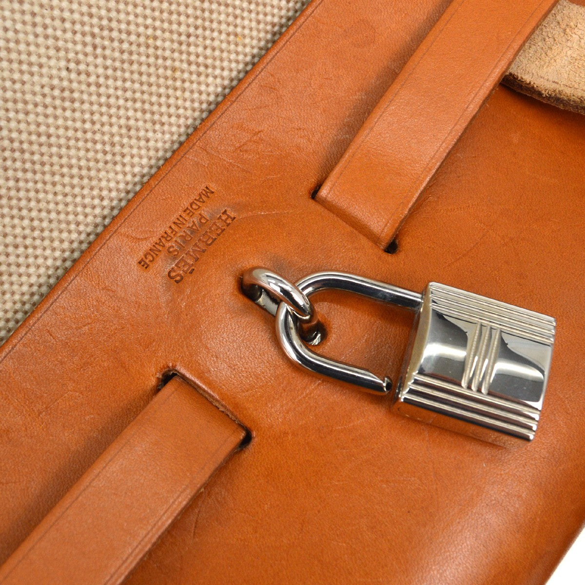 Hermès Herbag A Dos Backpack - Natural, Canvas