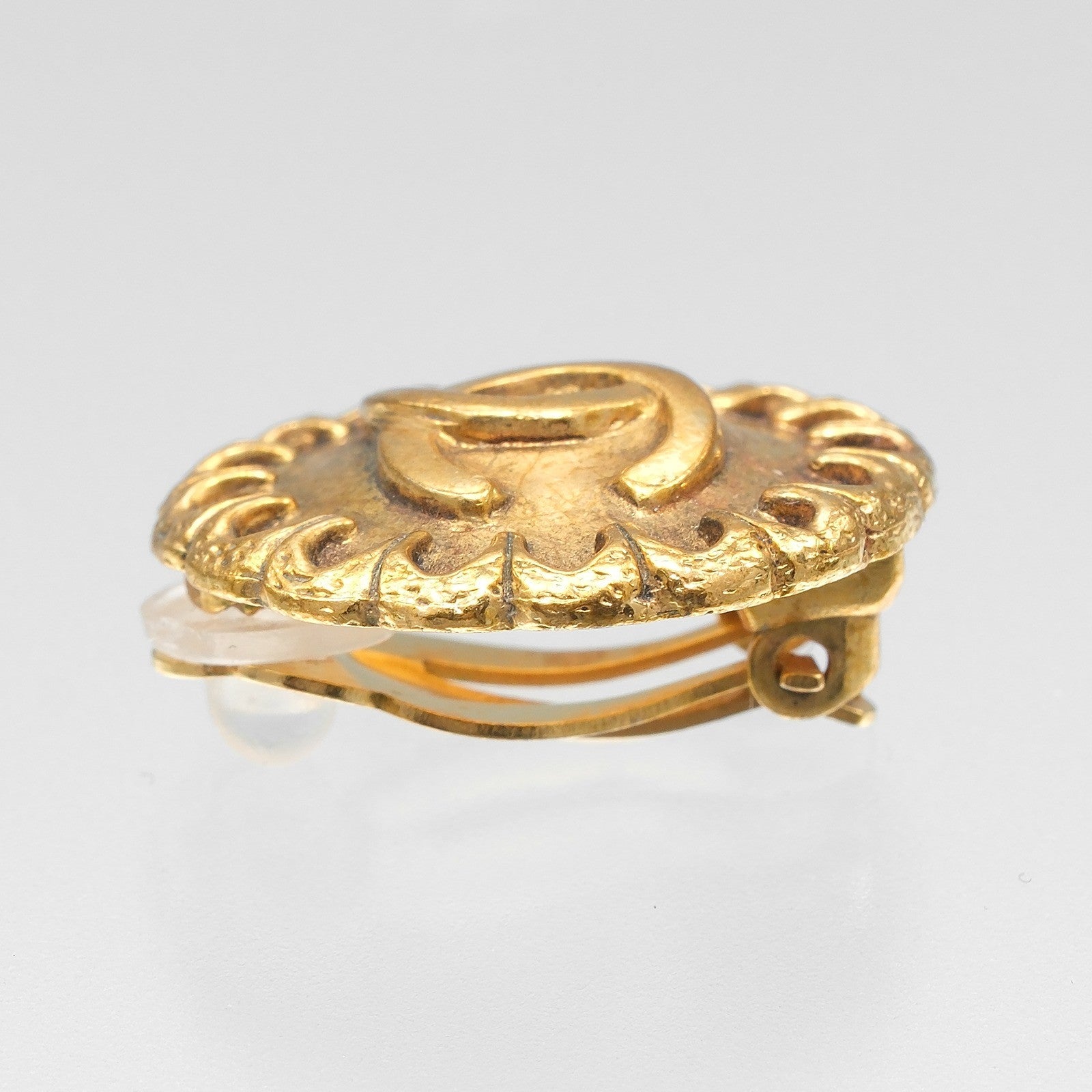 Chanel COCO Mark Earring - Gold, Plated Gold