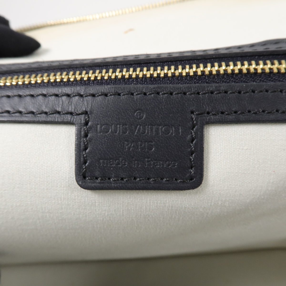 Louis Vuitton Alma Haut Handbag - Navy, Canvas
