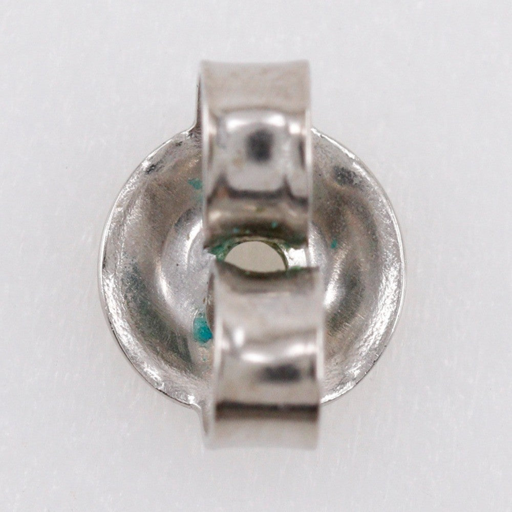 Chanel COCO Mark Piercing Hoop - Silver, Metallic