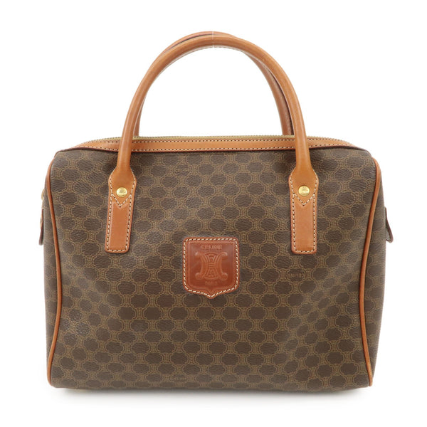 Celine Macadam Hand Bag - Brown, PVC Leather
