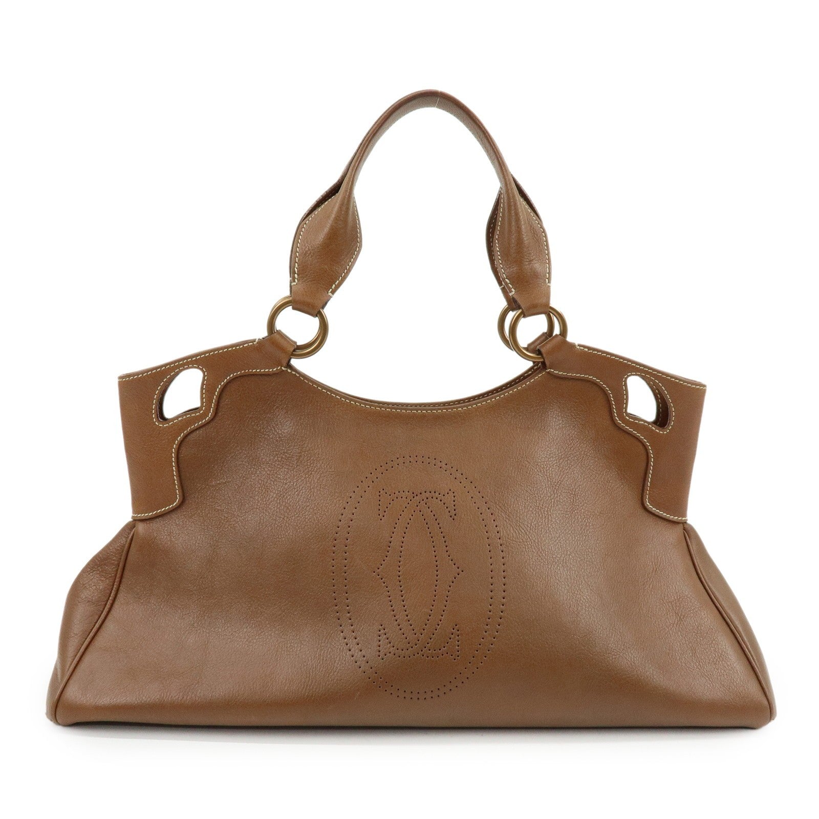 Cartier Marcello de Cartier Hand Bag - Brown, Leather