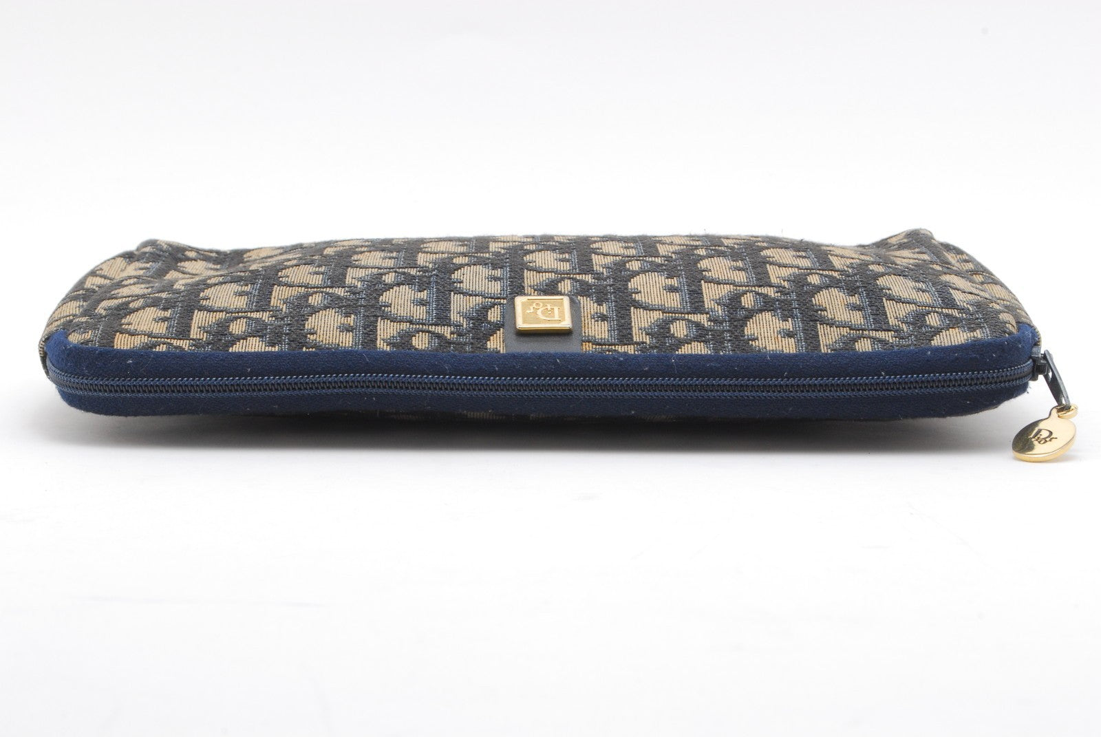 Christian Dior Trotter Clutch Bag - Navy, Canvas