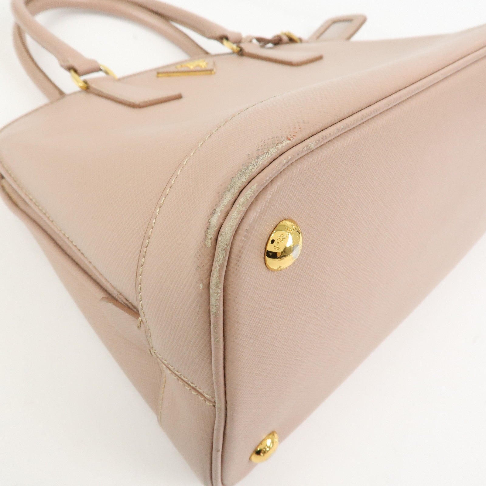 Prada Hand Bag - Pink, Saffiano Leather