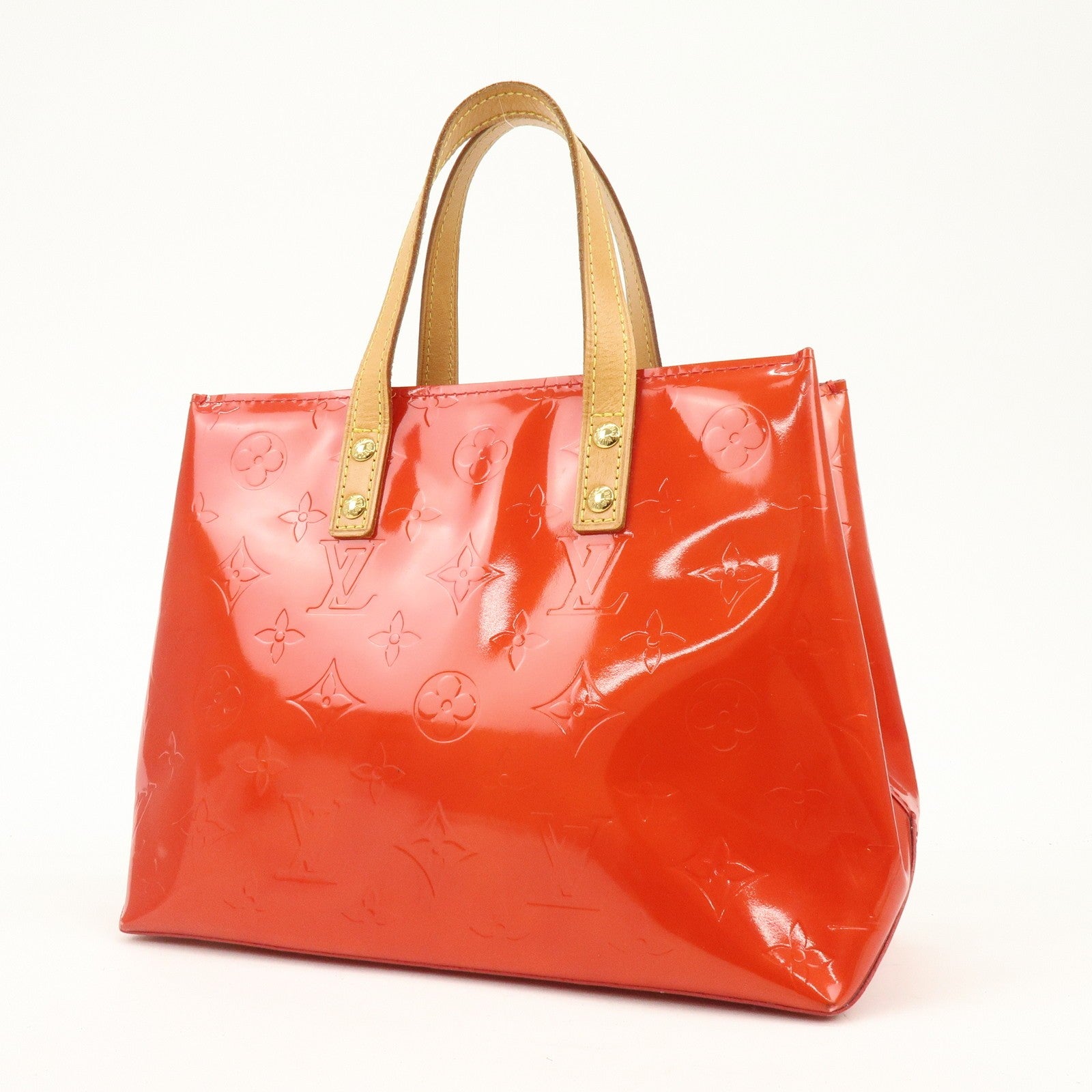 Louis Vuitton Monogram Vernis Lead PM Hand Bag - Rouge, Vernis Leather 