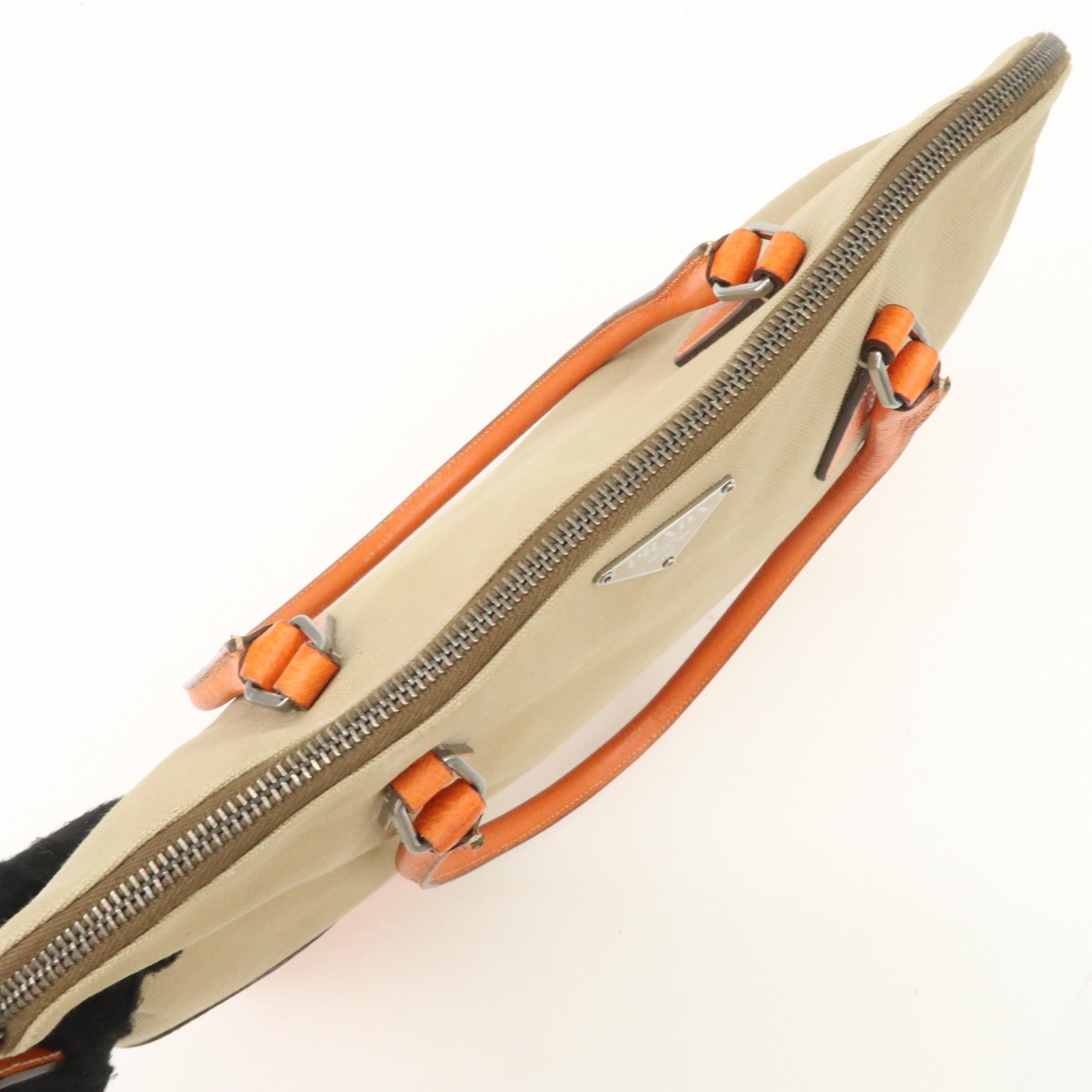 Prada Handbag - Beige, Canvas