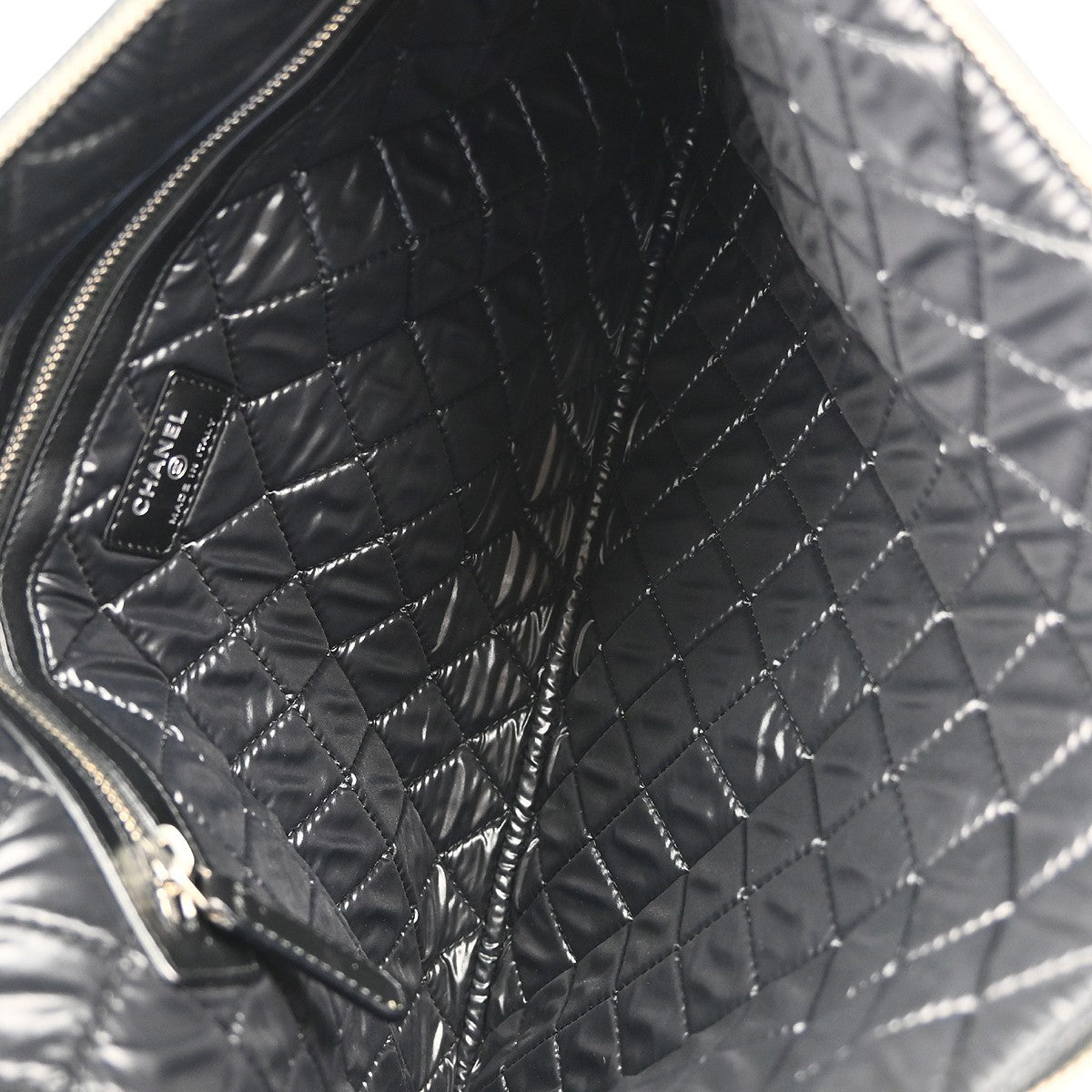 Chanel Deauville Clutch Bag - Black Beige, Canvas