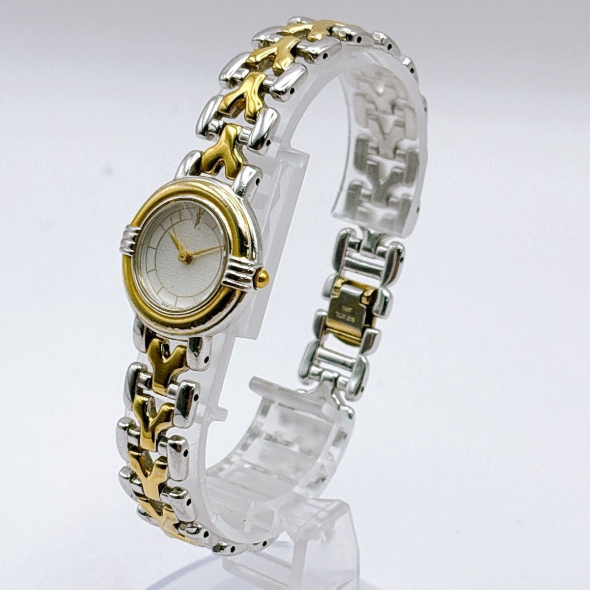 Saint Laurent YSL Women's Watch - Two-tone, Metal