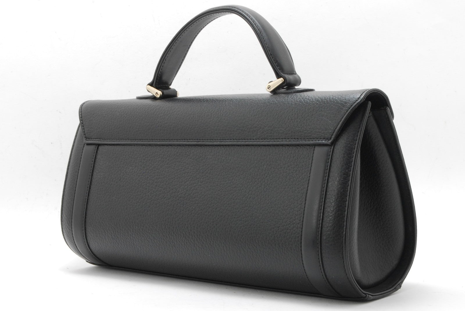 Burberry Vintage Hand Tote Bag - Black, Leather