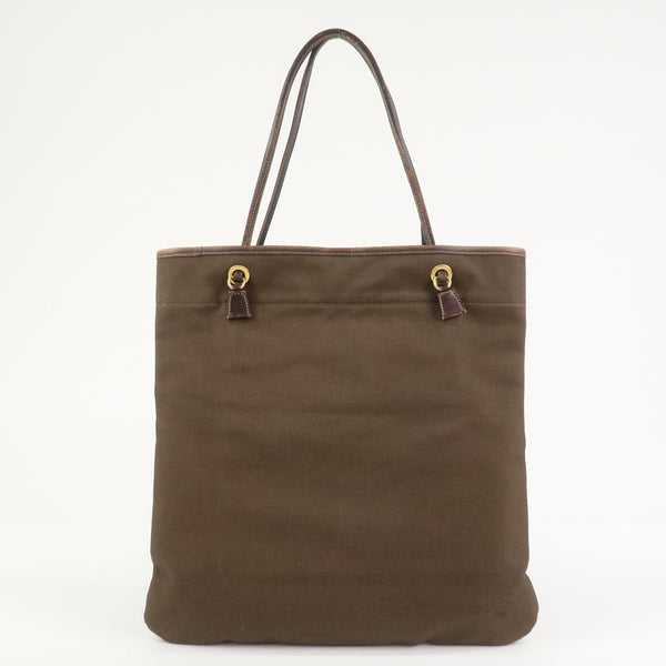 Prada Tote Bag - Brown, Jacquard Canvas, Leather