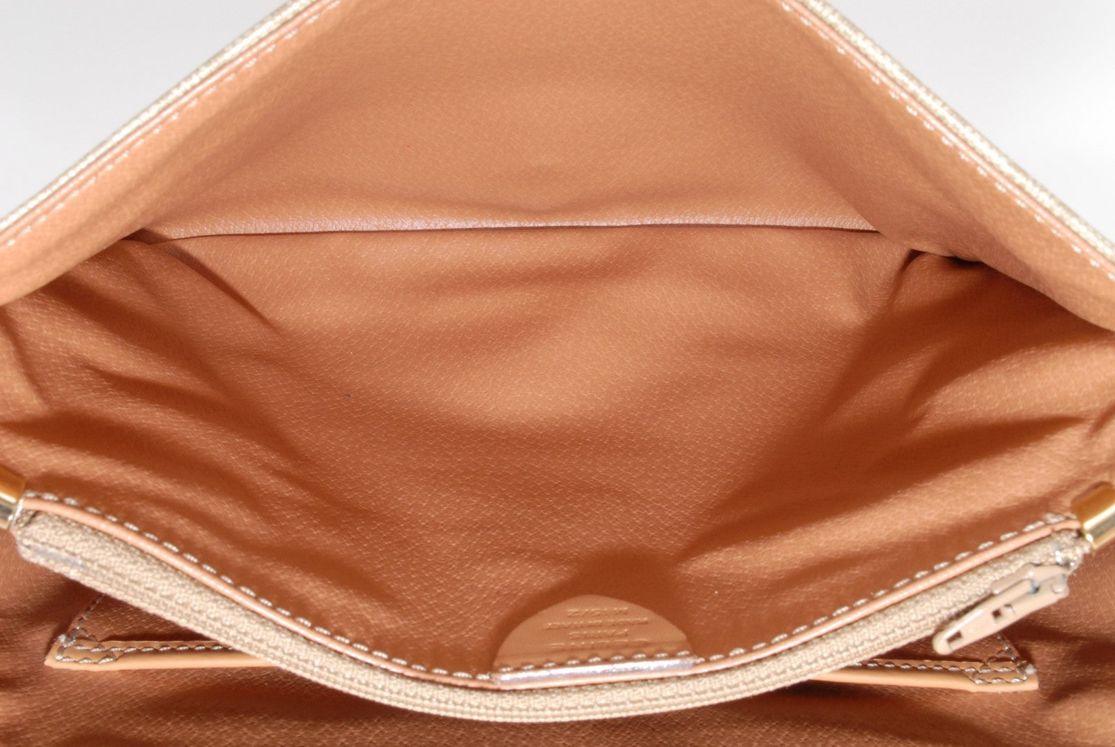 Celine Macadam Shoulder Bag - Beige, PVC Leather