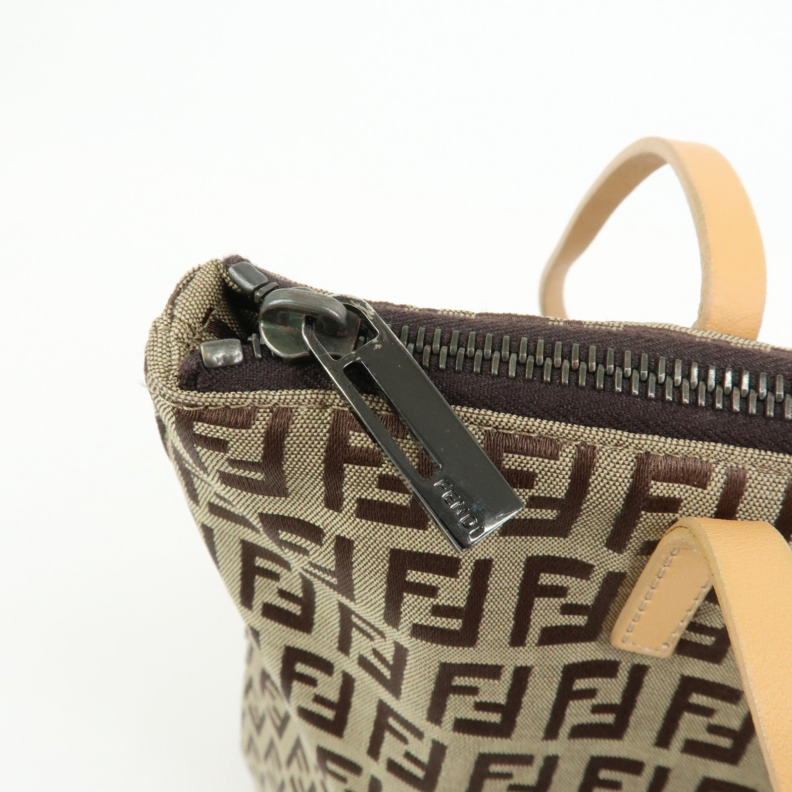 Fendi Tote Bag - Beige, Canvas Leather