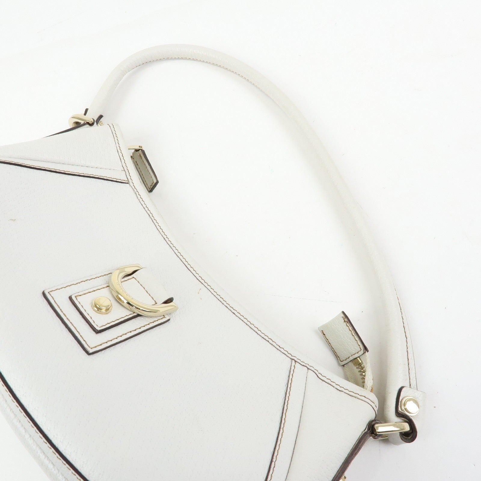 Gucci Abbey Shoulder Bag - White, Leather