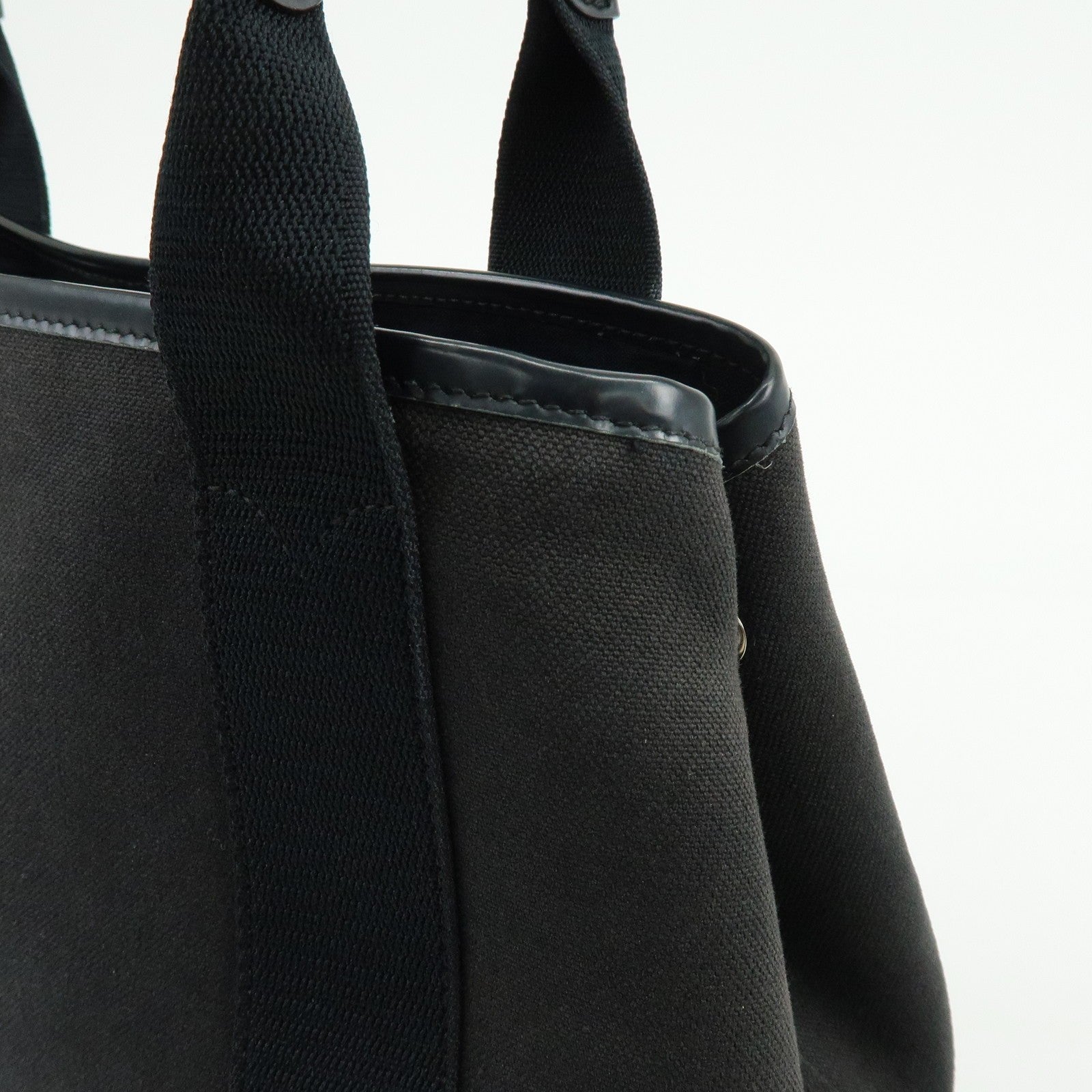 Balenciaga Tote Bag - Black, Canvas, Leather- מגיע עם הארנק