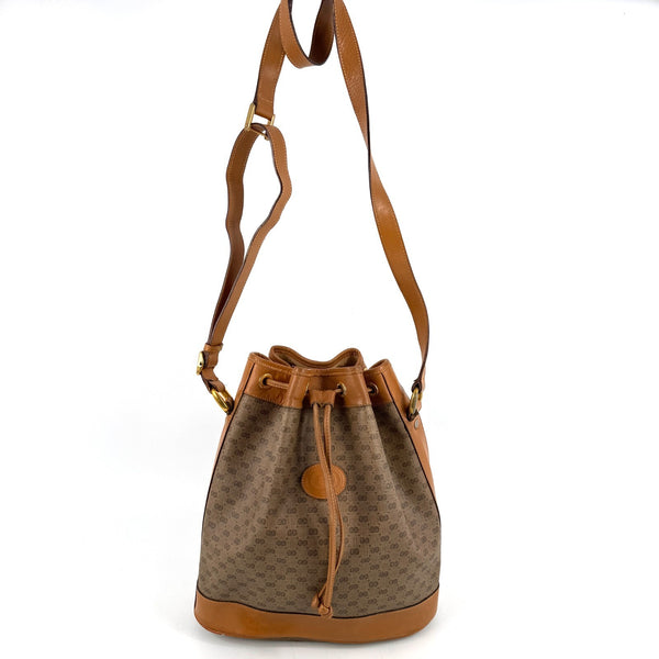 Gucci Micro GG Shoulder Bag - Brown, Leather and PVC